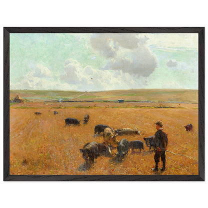 Joe the Swineherd by Walter Frederick Osborne – art print room setting
