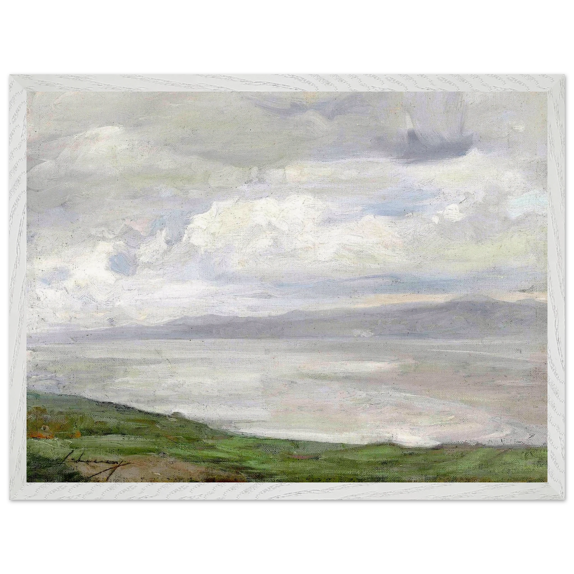 Island Magee unframed art print showing 250gsm matte paper quality and colour detail