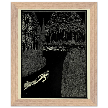 Harry Clarke Art Print – Poe’s Tales of Mystery (1923) – “Toilsome Journey” | Museum-Quality Framed Reproduction – view 7 | Buy Irish Art