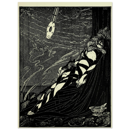 Harry Clarke Art Print – Poe’s Tales of Mystery (1923) – “Swarmed Upon Me” | Museum-Quality Framed Reproduction – view 8 | Buy Irish Art