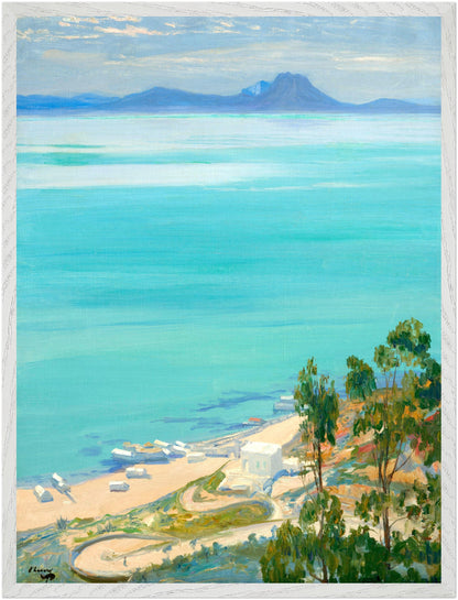 The Bay of Tunis, Morning (1919) – Sir John Lavery Art Print – view 48 | Buy Irish Art