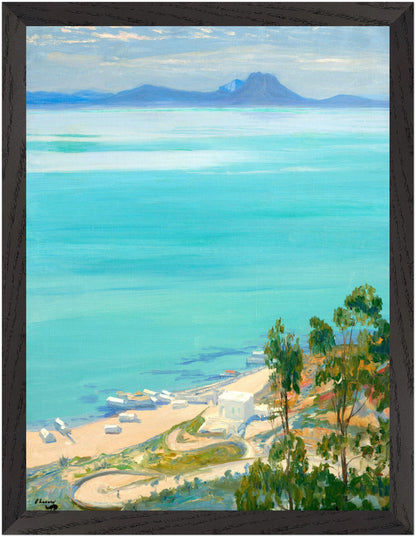 The Bay of Tunis, Morning (1919) – Sir John Lavery Art Print – view 50 | Buy Irish Art