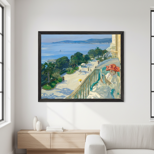 The Terrace, Cap d'Ail – John Lavery Art Print