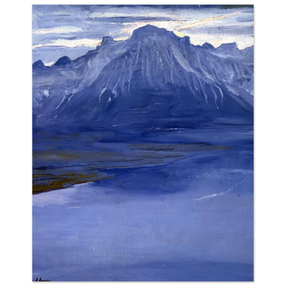 Twilight, Lake Geneva – John Lavery 40×50 cm Print – size comparison view | Buy Irish Art