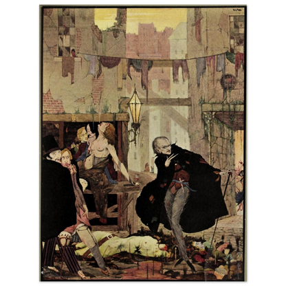 Harry Clarke Art Print – Poe’s Tales of Mystery (1923) – “Noisome Quarter” | Museum-Quality Framed Reproduction – view 6 | Buy Irish Art
