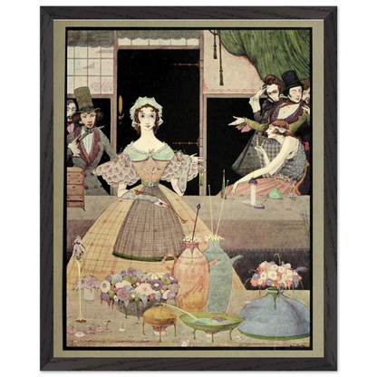 Harry Clarke Art Print – Poe’s Tales of Mystery (1923) – “Spritely Grisette” | Museum-Quality Framed Reproduction – view 8 | Buy Irish Art