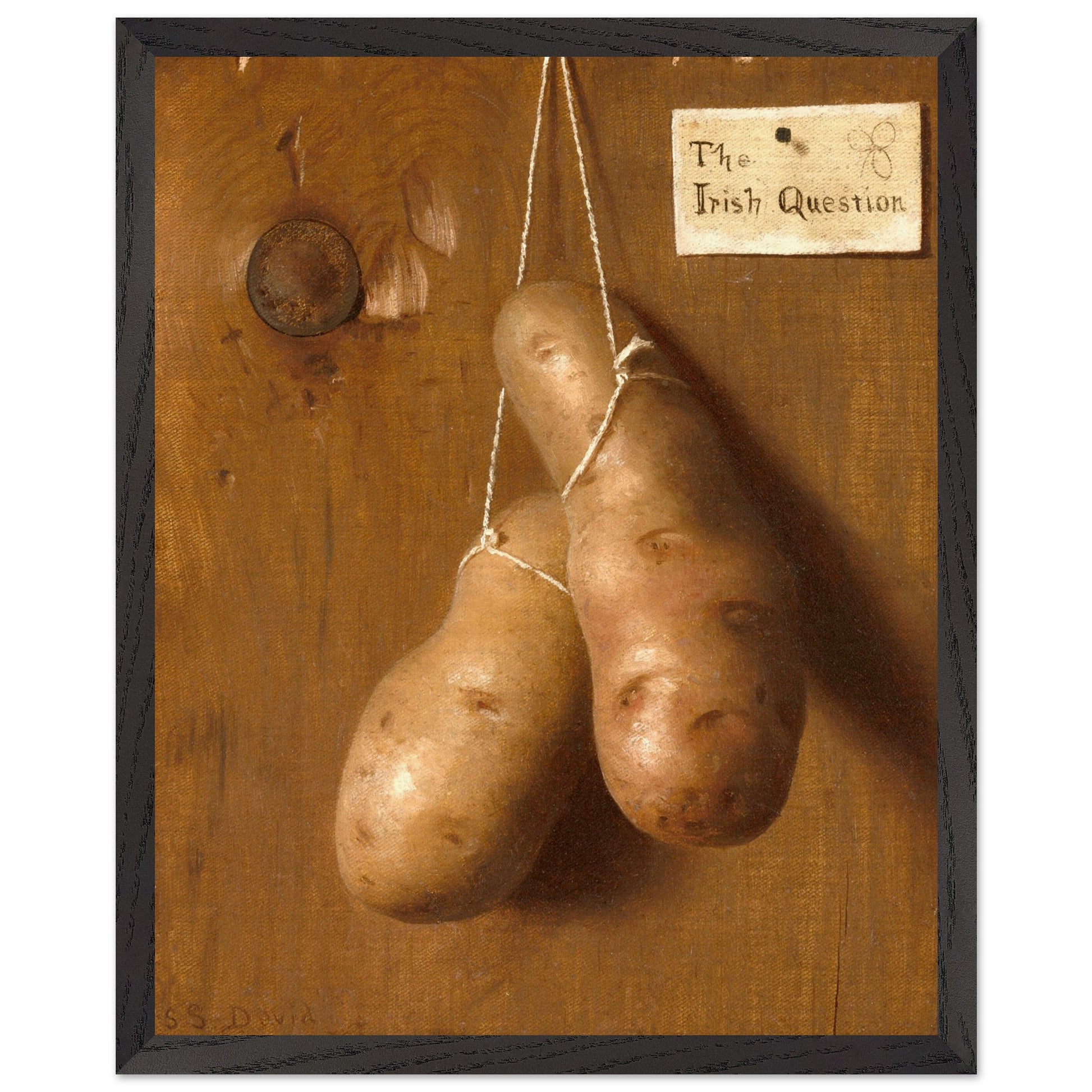 The Irish Question by De Scott Evans Art Print 40x50 cm / 16x20″ – room setting display | Buy Irish Art