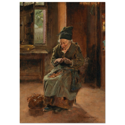 An Interior of a Breton Cottage by Irish Artist Helen Mabel Trevor – view 12 | Buy Irish Art