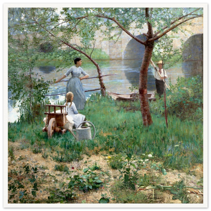 Under the Cherry Tree by Sir John Lavery, 30x30cm print size