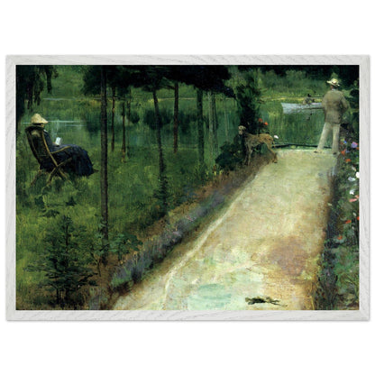 A Grey Summer's Day, Grez (1883) – Sir John Lavery