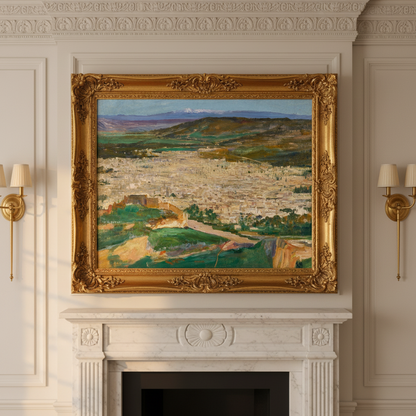 A View of Fez by Sir John Lavery, unframed archival matte paper print