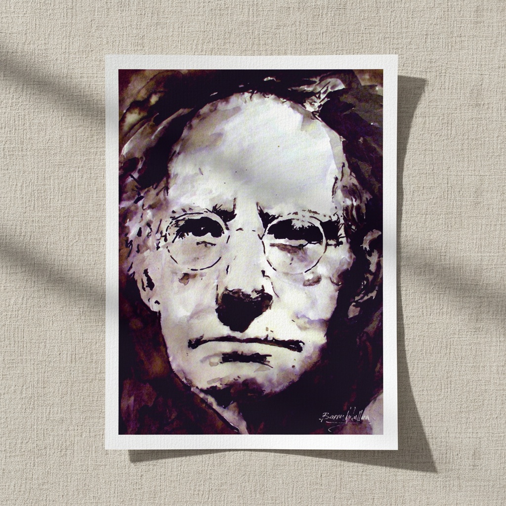 Sean O'Casey – Irish Playwright Art Print — in a room setting