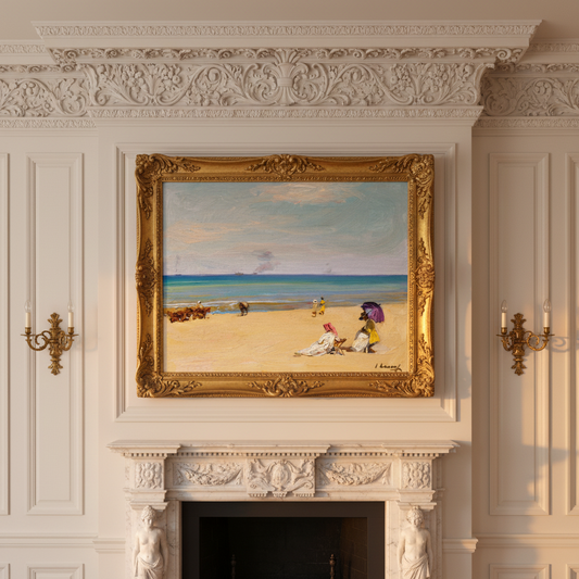 On The Sands by John Lavery Art Print