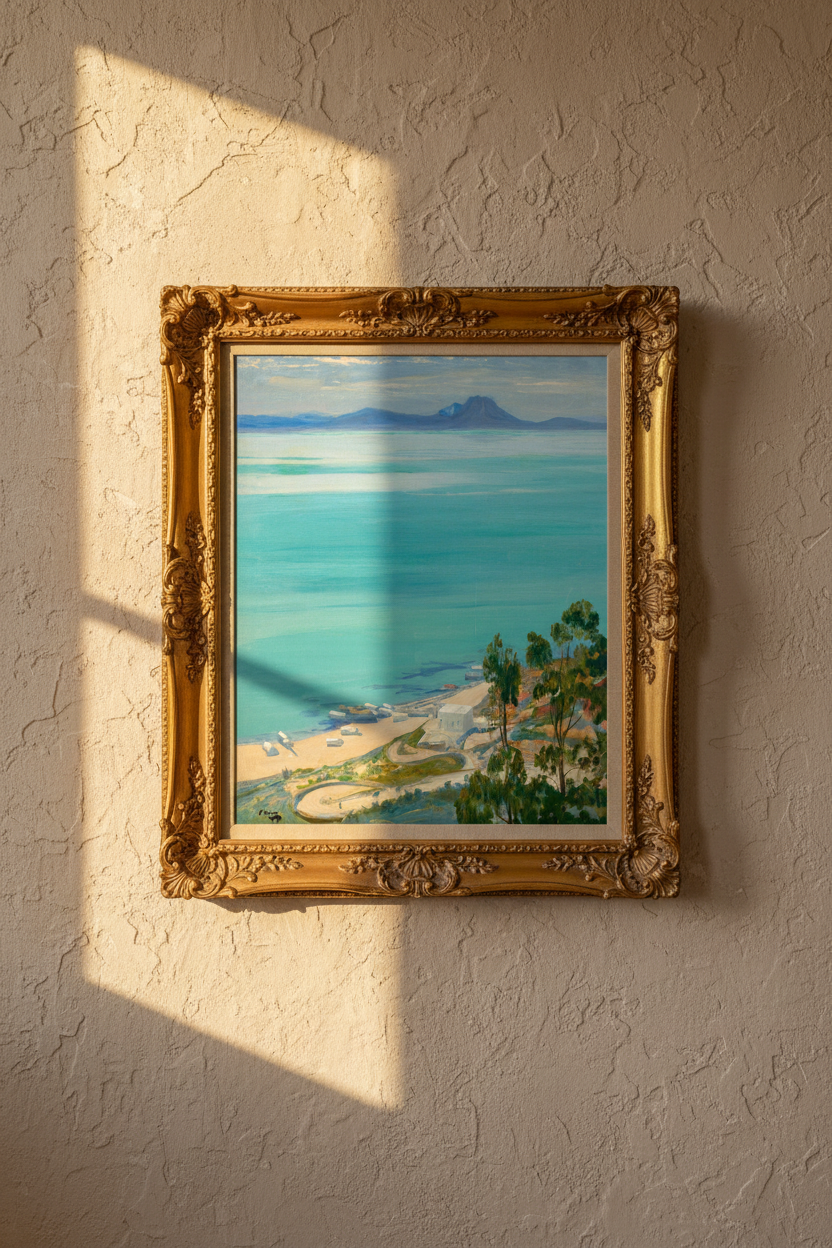 The Bay of Tunis, Morning (1919) – Sir John Lavery Art Print