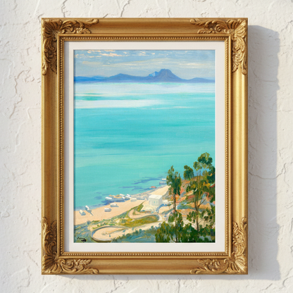 The Bay of Tunis, Morning (1919) – Sir John Lavery Art Print