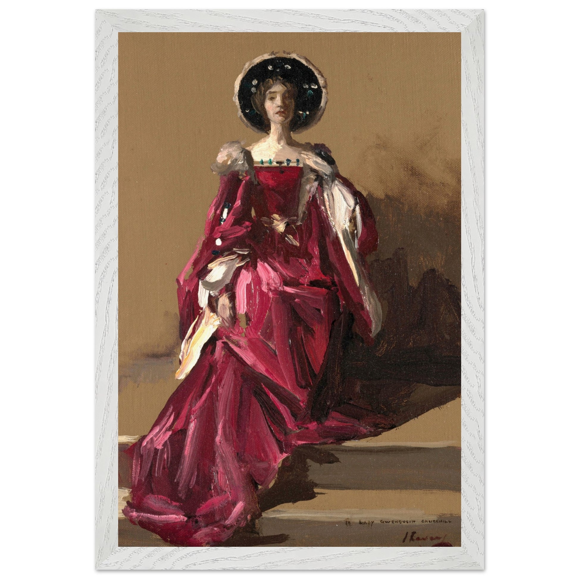 Lady Gwendeline Spencer-Churchill in The Merchant of Venice by John Lavery, 60x90cm print size