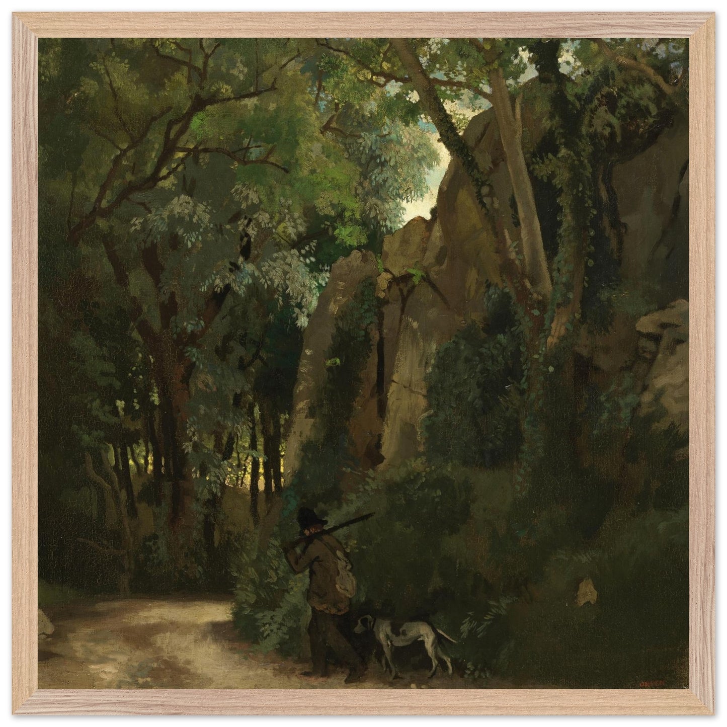 Trees at Howth by William Orpen art print – print detail view | Buy Irish Art
