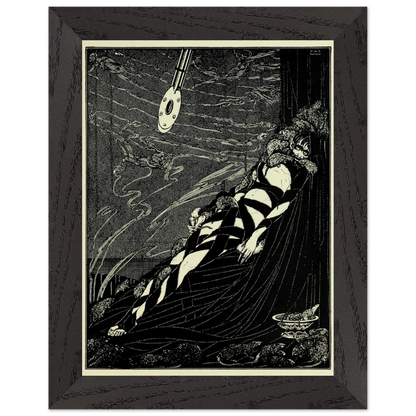 Harry Clarke Art Print – Poe’s Tales of Mystery (1923) – “Swarmed Upon Me” | Museum-Quality Framed Reproduction – size comparison view | Buy Irish Art