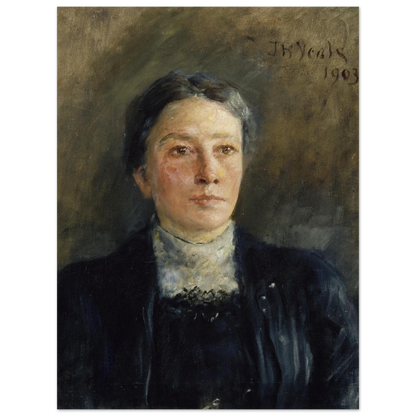 Portrait of Augusta Gregory – Collector’s Edition Fine Art Print – detail view | Buy Irish Art