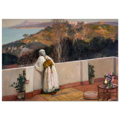 Evening, Tangier,  By Irish Artist Sir John Lavery Art Print – view 7 | Buy Irish Art