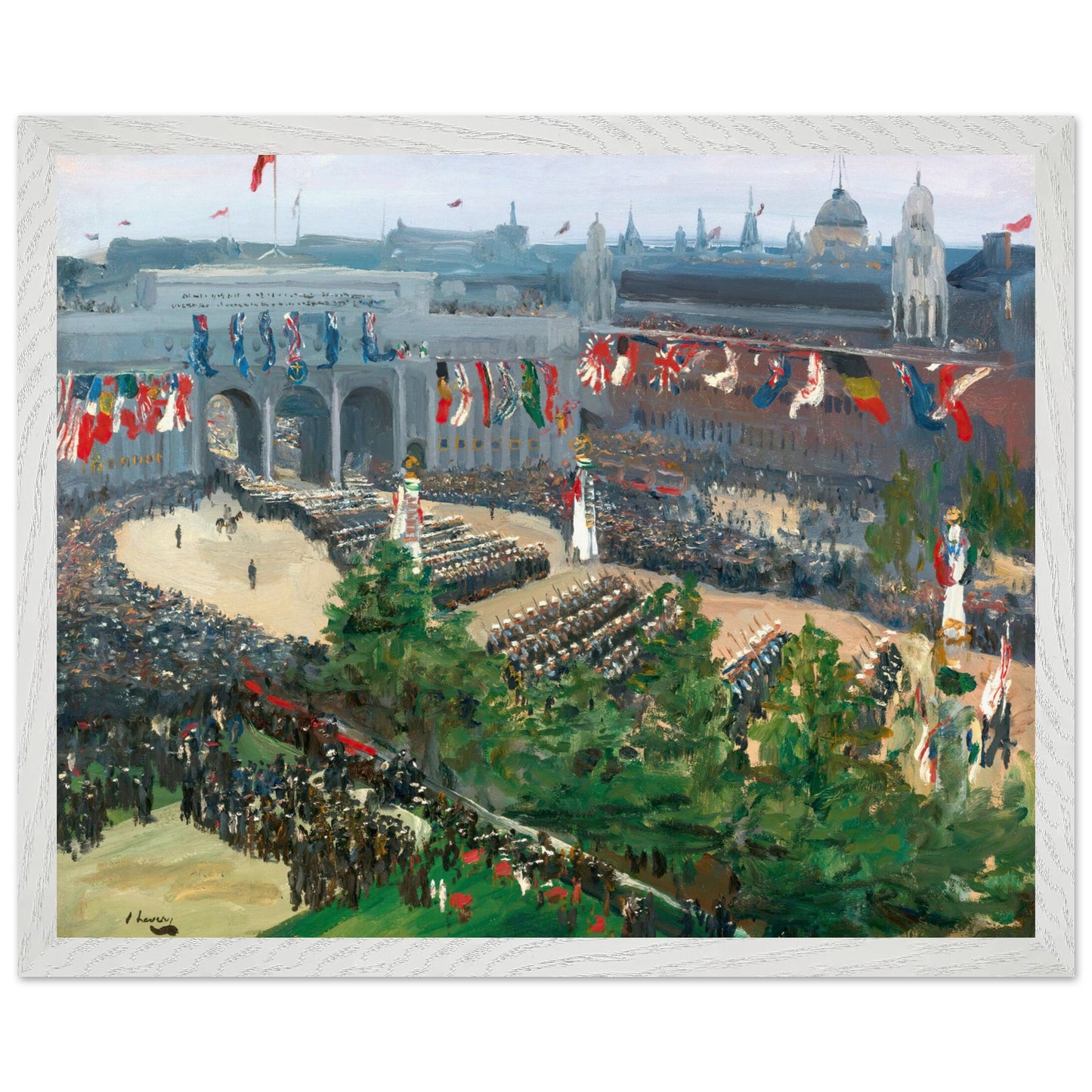 Admiralty Arch Victory Parade (1919) John Lavery Print 40x50 cm / 16x20″ – view 12 | Buy Irish Art
