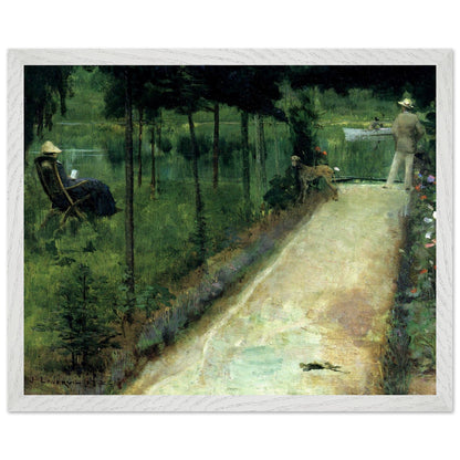 A Grey Summer's Day, Grez (1883) – Sir John Lavery (view 3)
