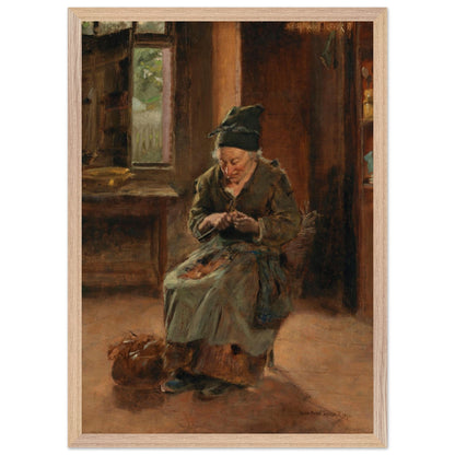 An Interior of a Breton Cottage by Irish Artist Helen Mabel Trevor – view 11 | Buy Irish Art