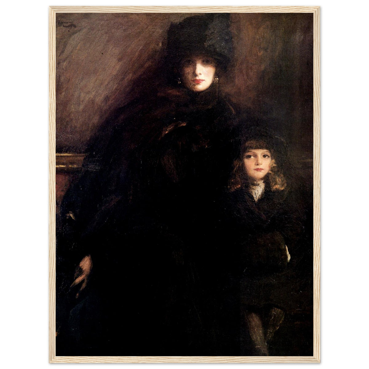 Mrs Lavery and Alice (c.1910) – Sir John Lavery (view 3)