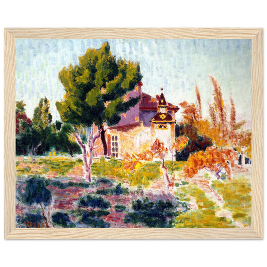La Rose du Ciel, Cassis - Roderic O'Conor Art Print 40x50 cm / 16x20″ – size comparison view | Buy Irish Art