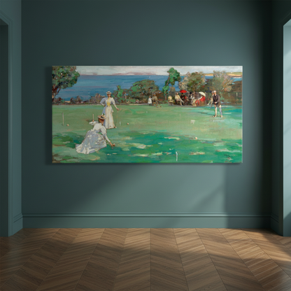 The Croquet Party – Sir John Lavery Canvas Wall Art