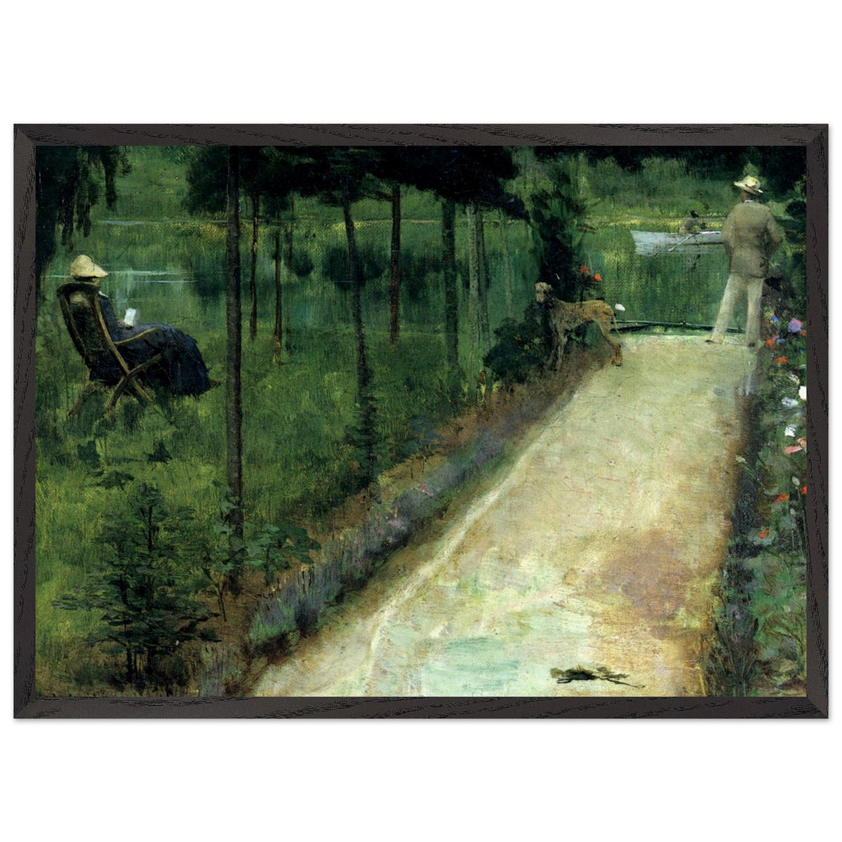A Grey Summer's Day, Grez (1883) – Sir John Lavery (view 5)