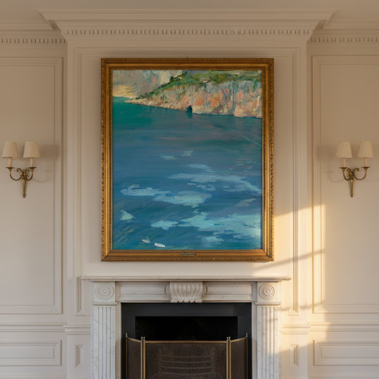 The Little White Boats, Cap Ferrat (1921) – Sir John Lavery Art Print