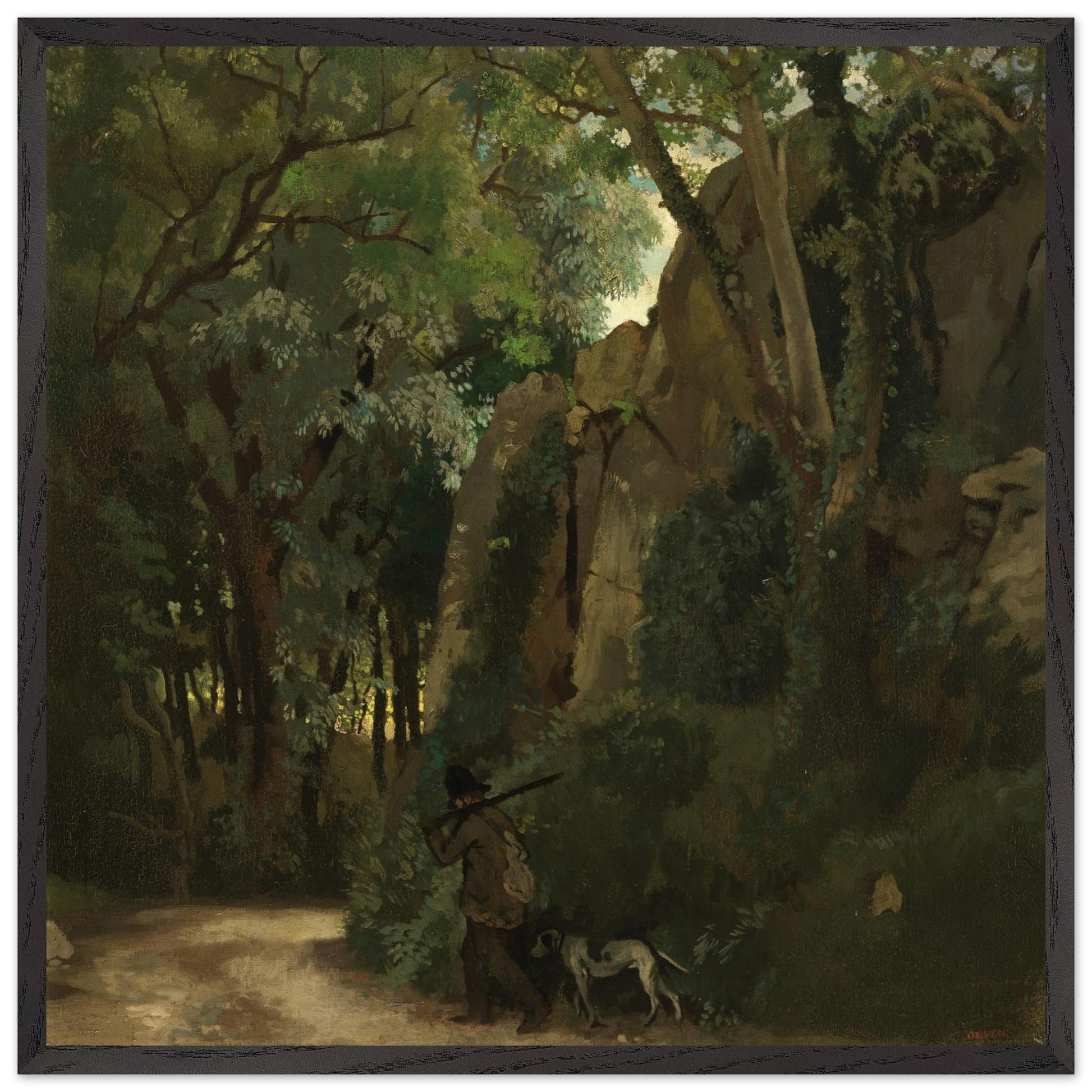 Trees at Howth by William Orpen art print – gallery wall view | Buy Irish Art