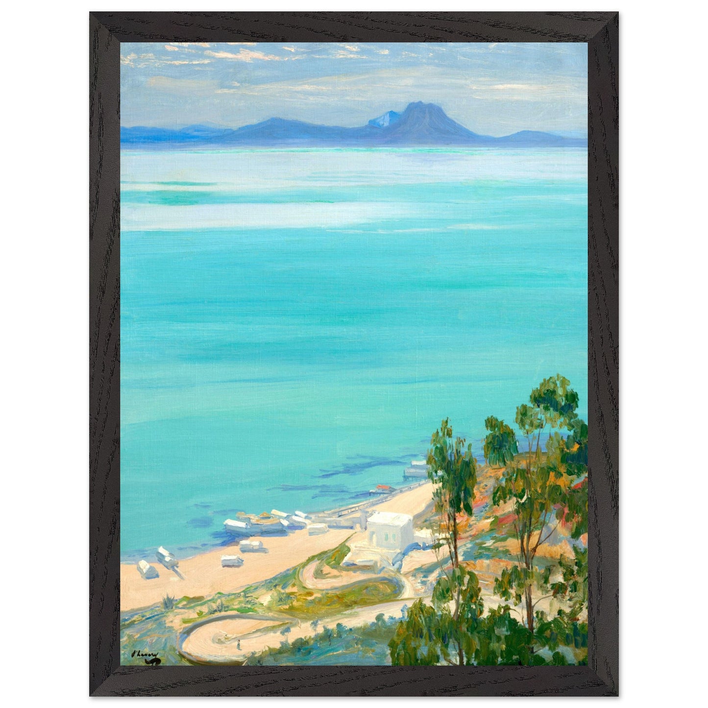 The Bay of Tunis, Morning (1919) – Sir John Lavery Art Print – view 15 | Buy Irish Art