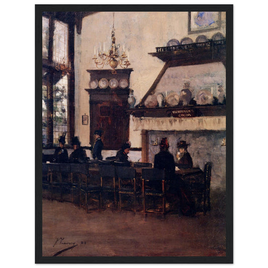 The Dutch Cocoa House, Glasgow International Exhibition (1888) – Sir John Lavery Print