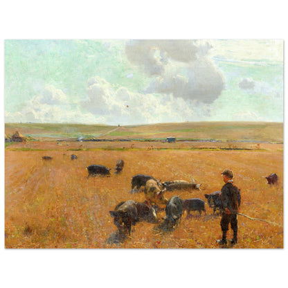 Joe the Swineherd Irish art reproduction – gallery wall mockup