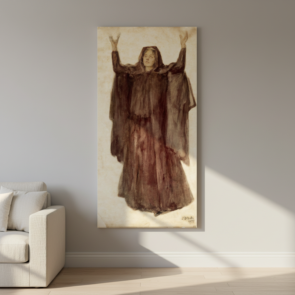 Maude Gonne McBride Canvas Print (1866-1953) | By Irish Artist John Butler Yeats (1907) – Irish art canvas print | Buy Irish Art
