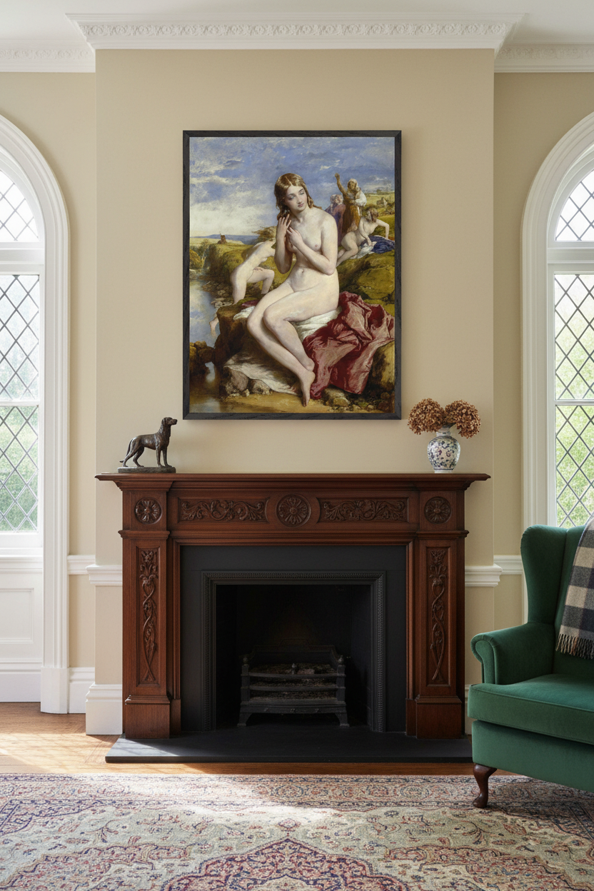 Bathers Surprised by Irish Artist William Mulready Art Print – view 17 | Buy Irish Art