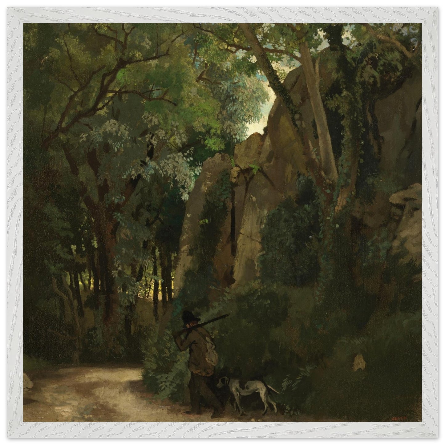 Trees at Howth by William Orpen art print – unframed print view | Buy Irish Art
