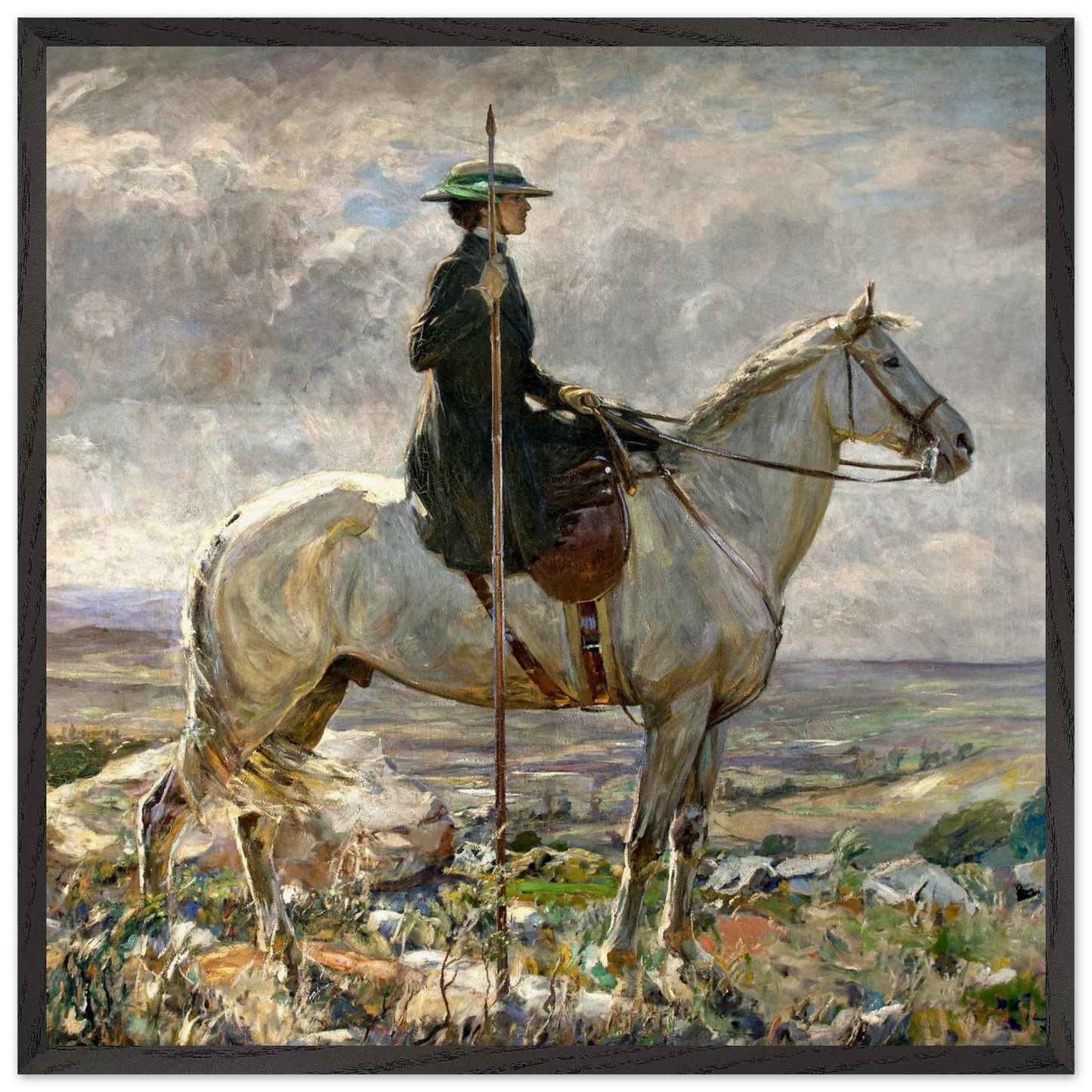 The Amazon John Lavery – fine art print packaging, ships safely from Ireland