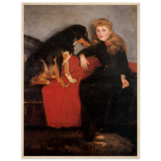 Miss Eva Fulton (1886) – Sir John Lavery (view 2)