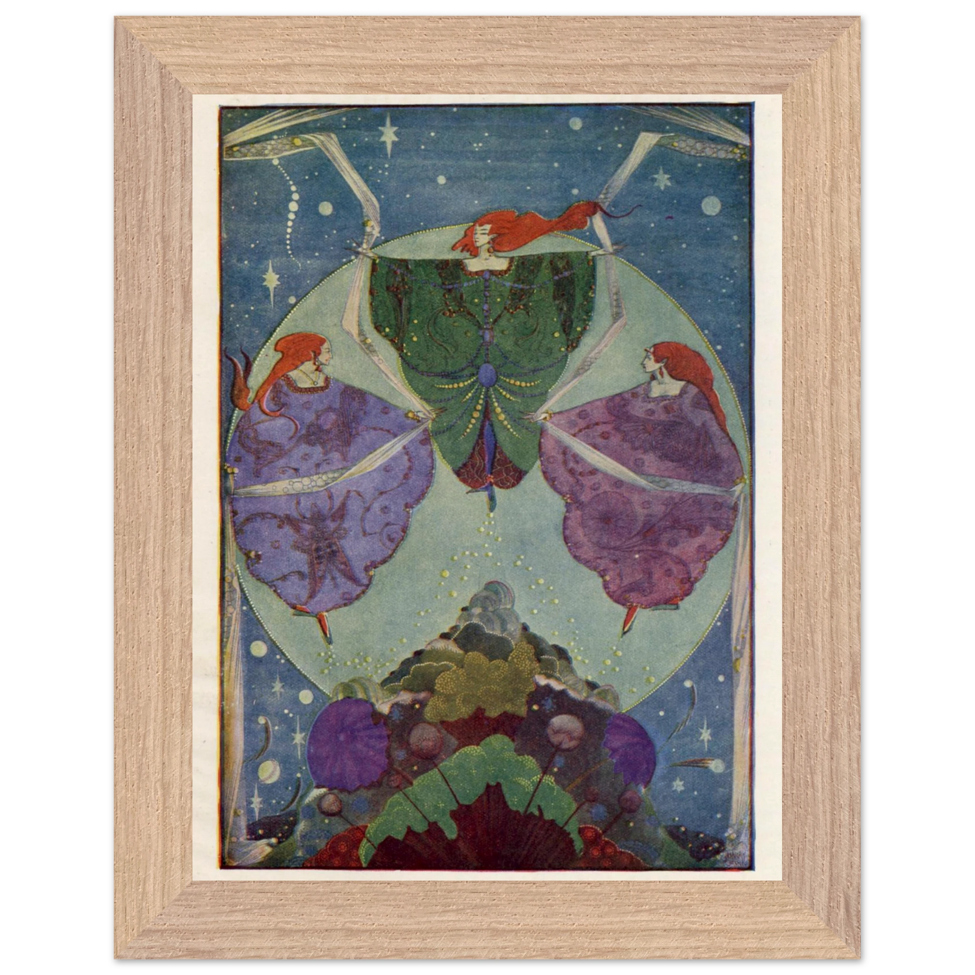 Harry Clarke Art Print – Andersen's Fairy Tales (1933) – “They Danced with Shawls” | Museum-Quality Framed Reproduction – view 6 | Buy Irish Art