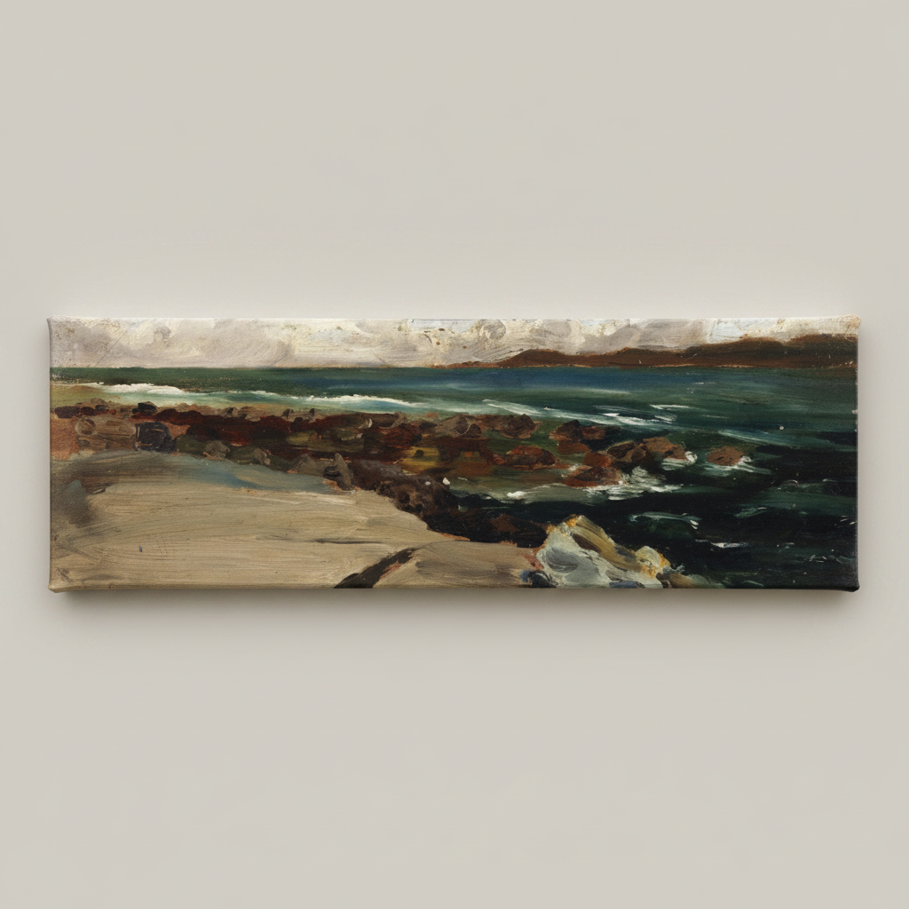 Landscape by the Coast - Harry Clarke Canvas Art Print