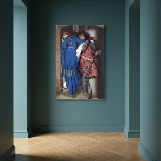 Hellelil & Hildebrand Turret Stairs Canvas Print | Frederic W. Burton