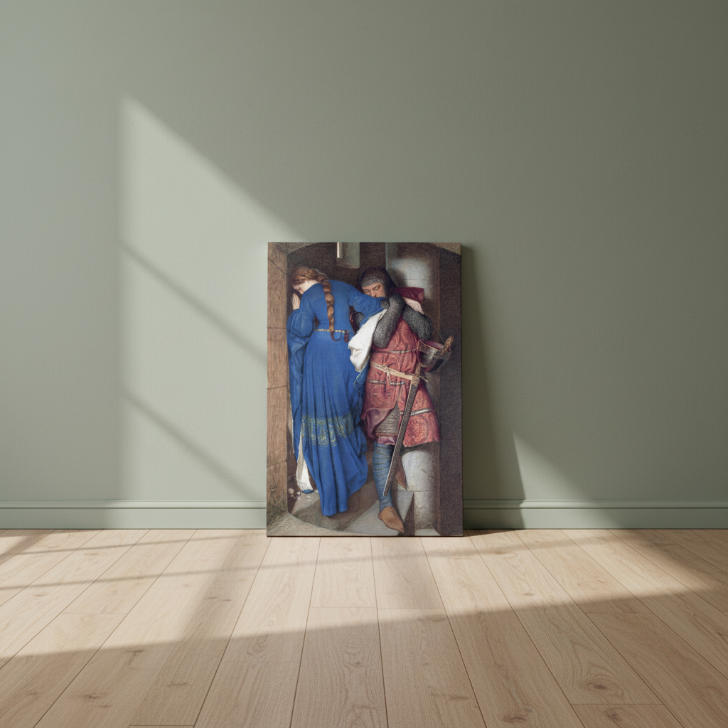 Hellelil & Hildebrand Turret Stairs Canvas Print | Frederic W. Burton