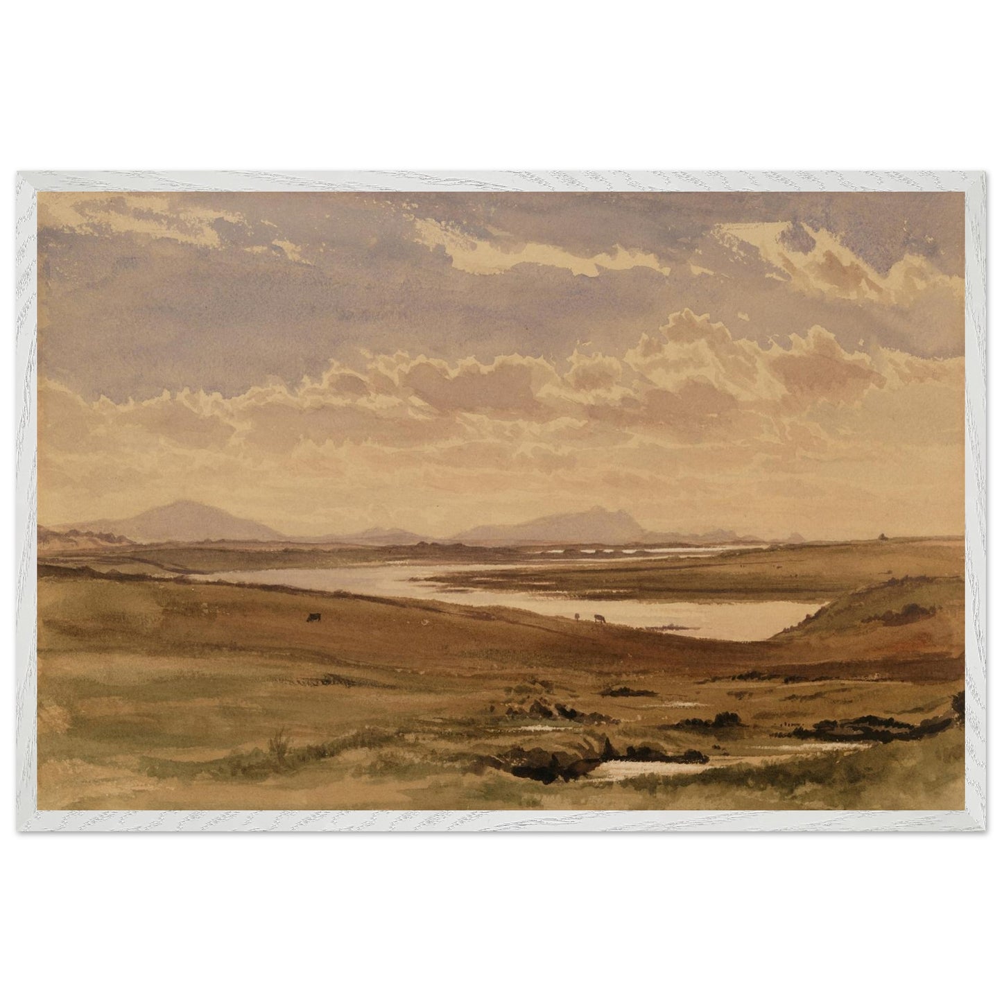 The Upper End of Lough Corrib – Frederic William Burton Collector’s Edition – lifestyle view | Buy Irish Art