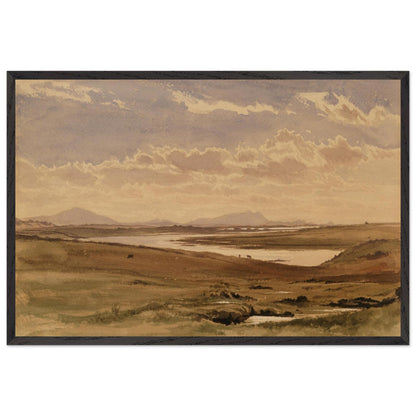 The Upper End of Lough Corrib – Frederic William Burton Collector’s Edition – detail view | Buy Irish Art