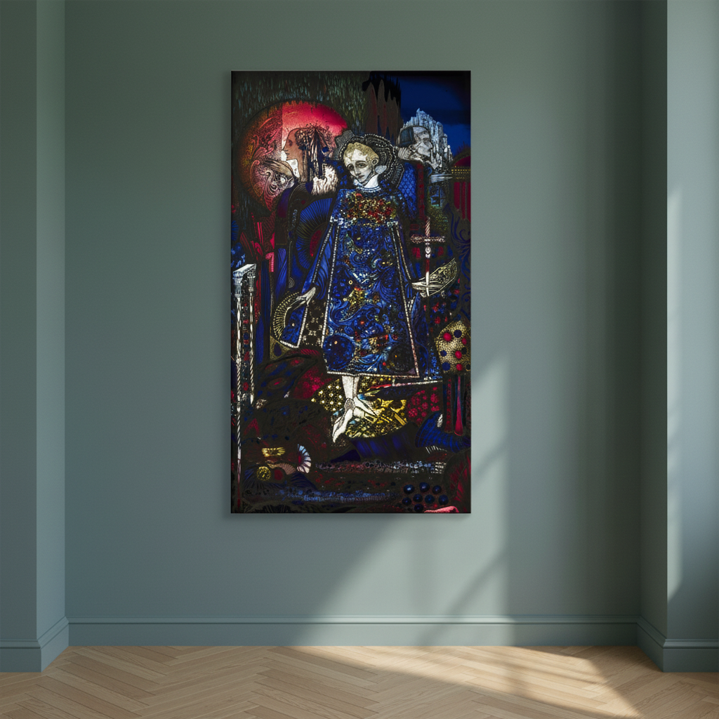 The Song of the Mad Prince (1917) – Harry Clarke Canvas Art Print