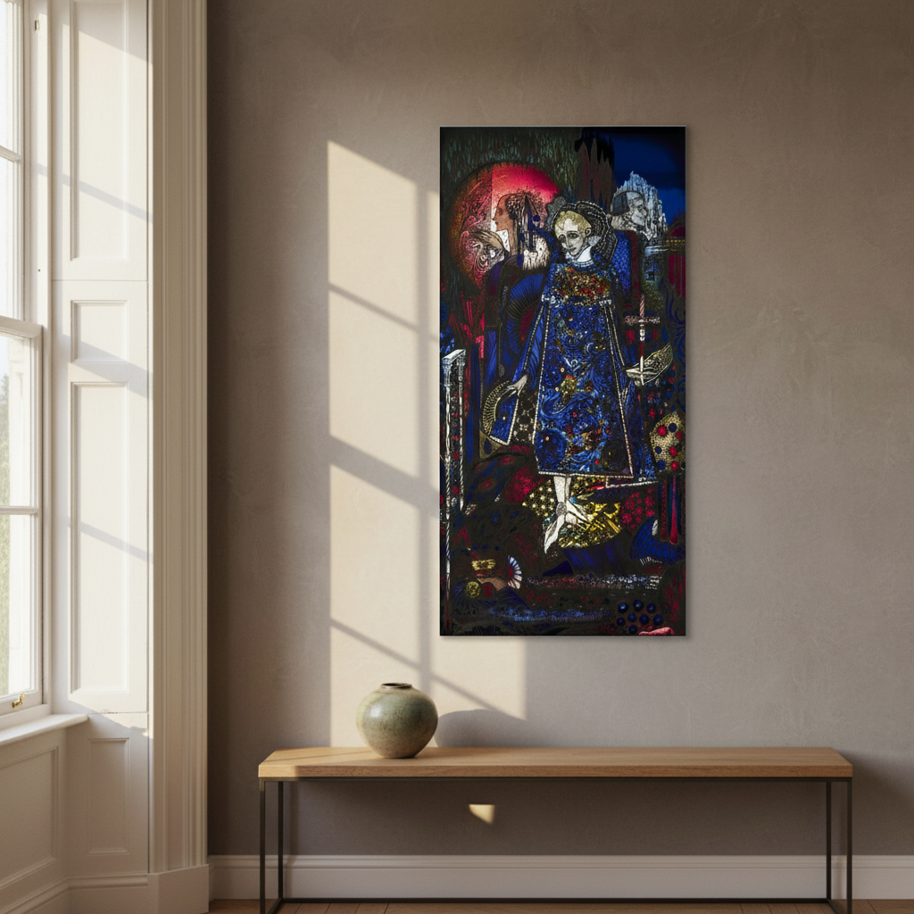 The Song of the Mad Prince (1917) – Harry Clarke Canvas Art Print
