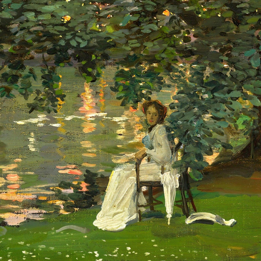 Under The Trees, Ranelagh by John Lavery, archival art print detail 50x70 cm